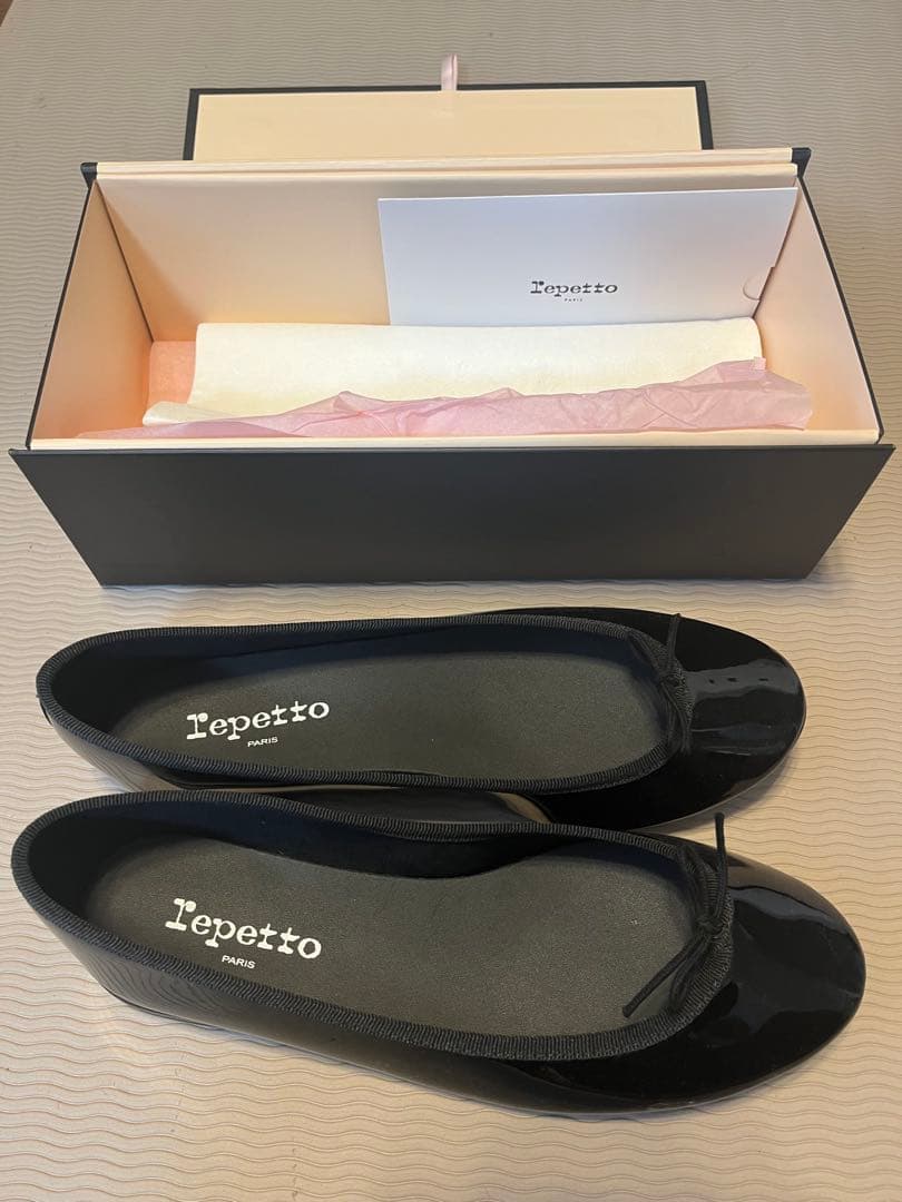 Repetto Lili パテントレザー　ブラック