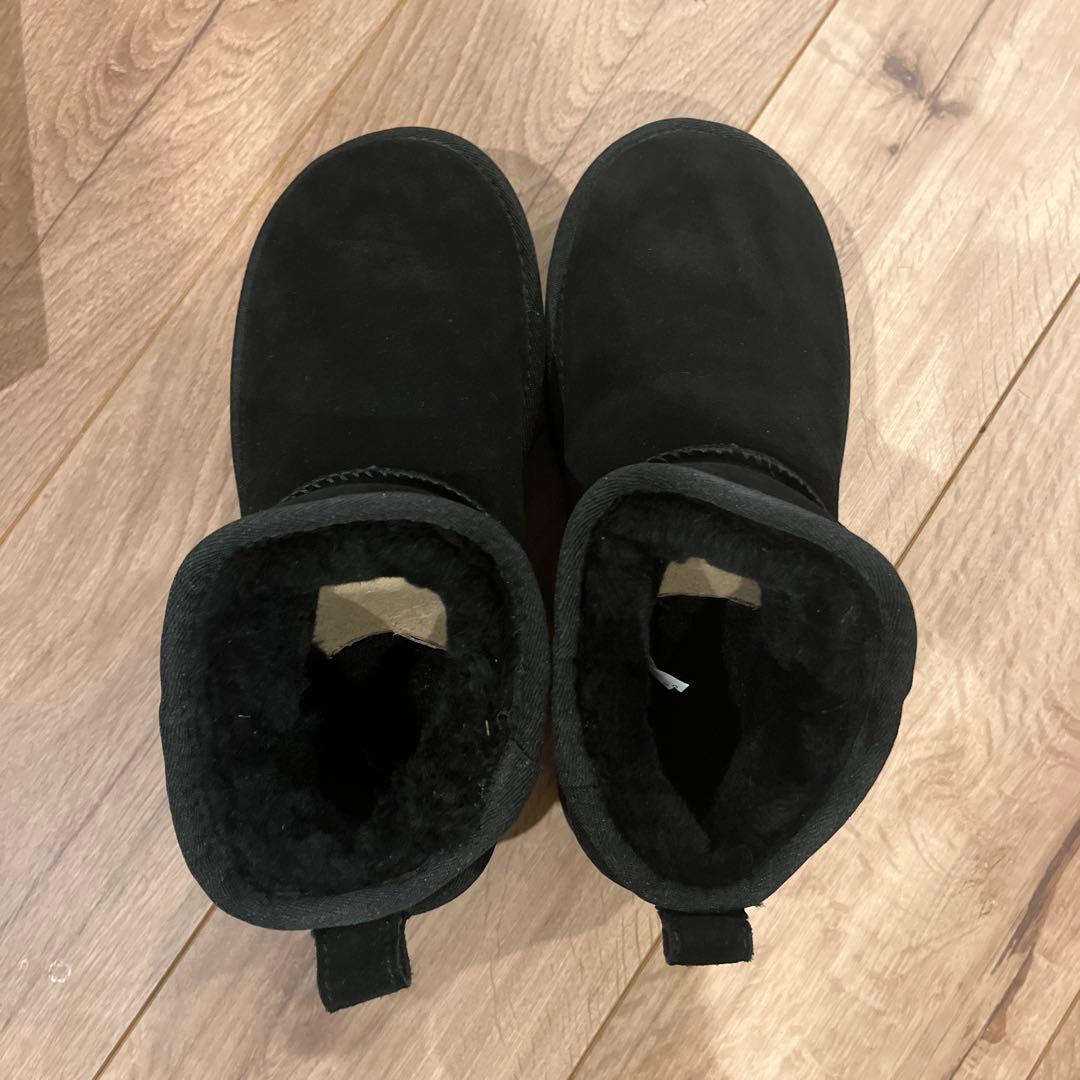 UGG クラシックウルトラミニプラットフォーム 厚底 ブラック 23cm