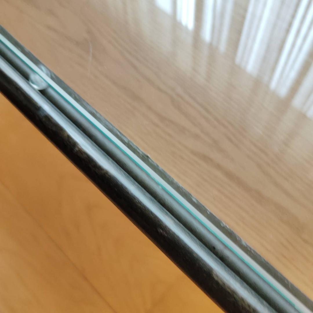 a.depeche(アデペシュ)ガラス 木製 センターテーブル ガラス天板