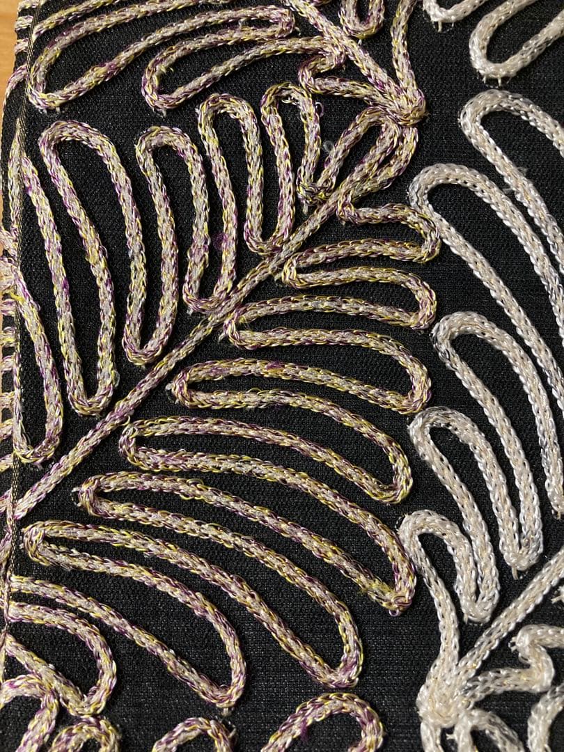 美品　洒落袋帯　無月製