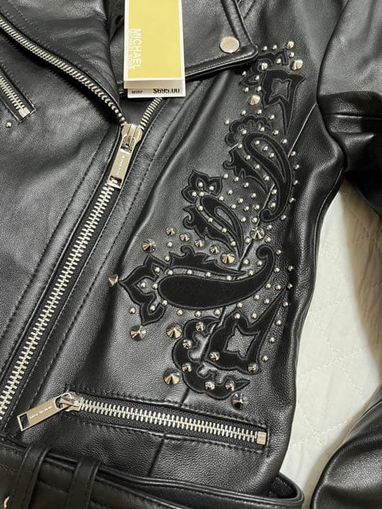 新品タグ付き　マイケルコース　MICHAEL KORS ライダースジャケット本革