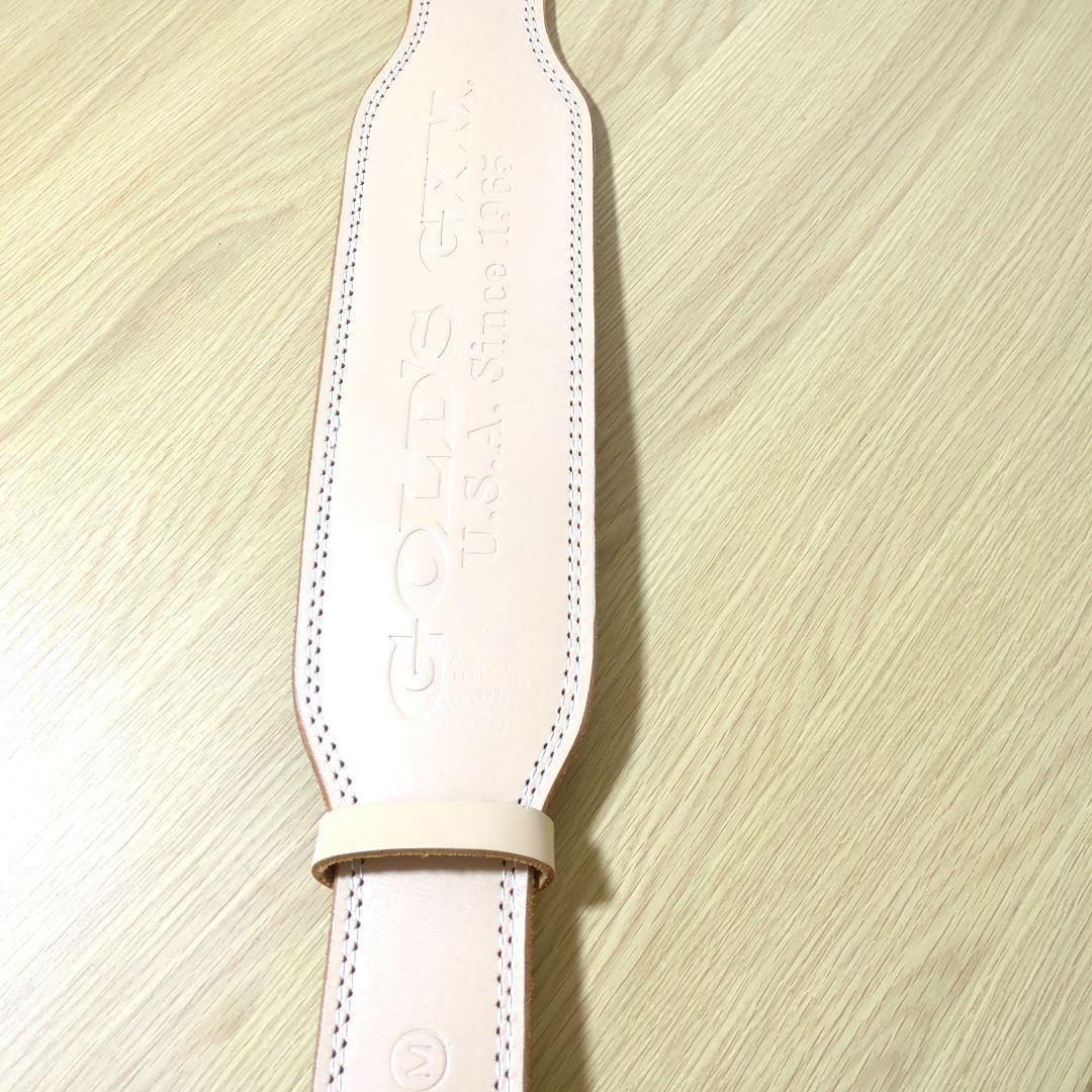 ゴールドジム　ＥＸレザーベルト Mサイズ