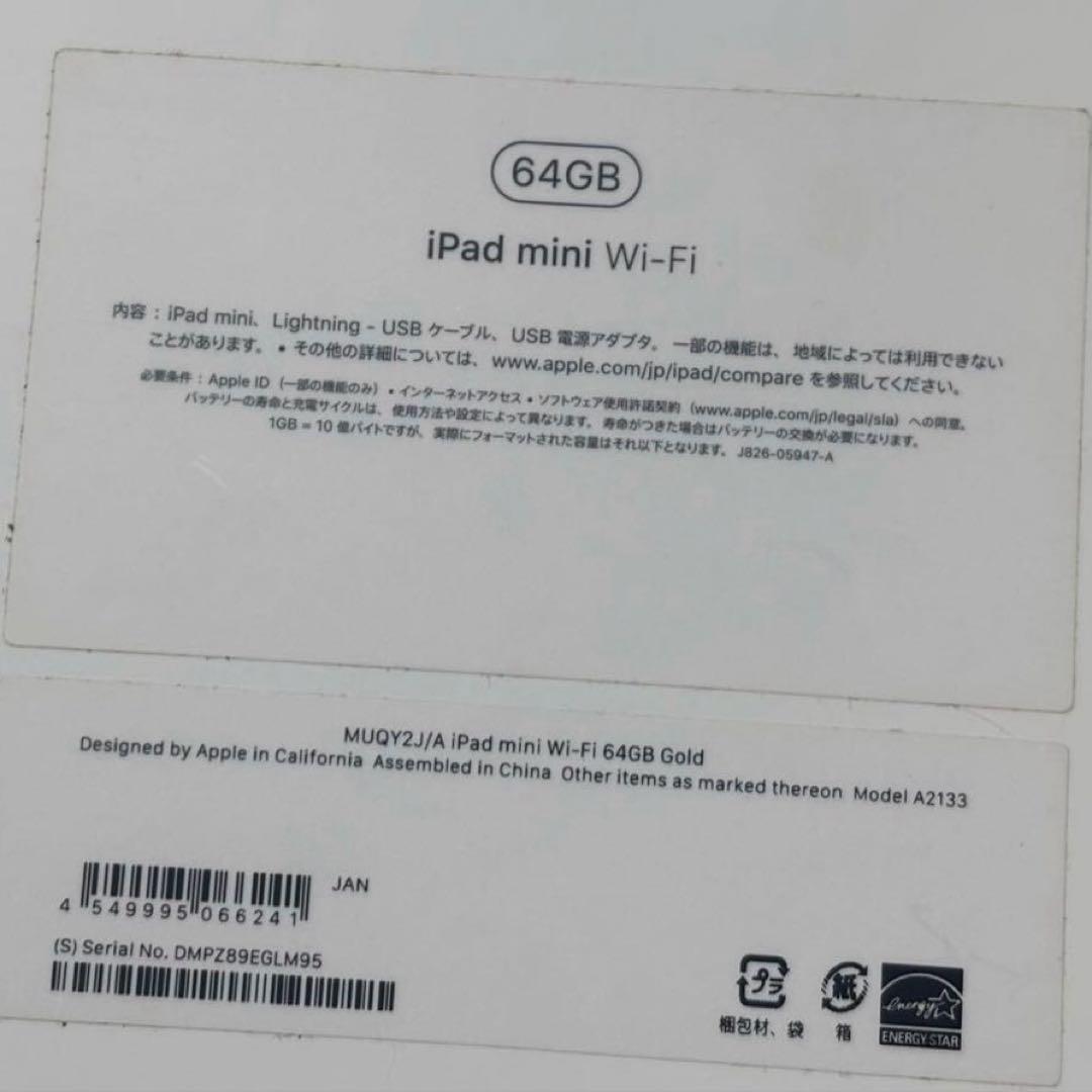 iPad mini Wi-Fi 64GB ゴールド + Apple Pencil