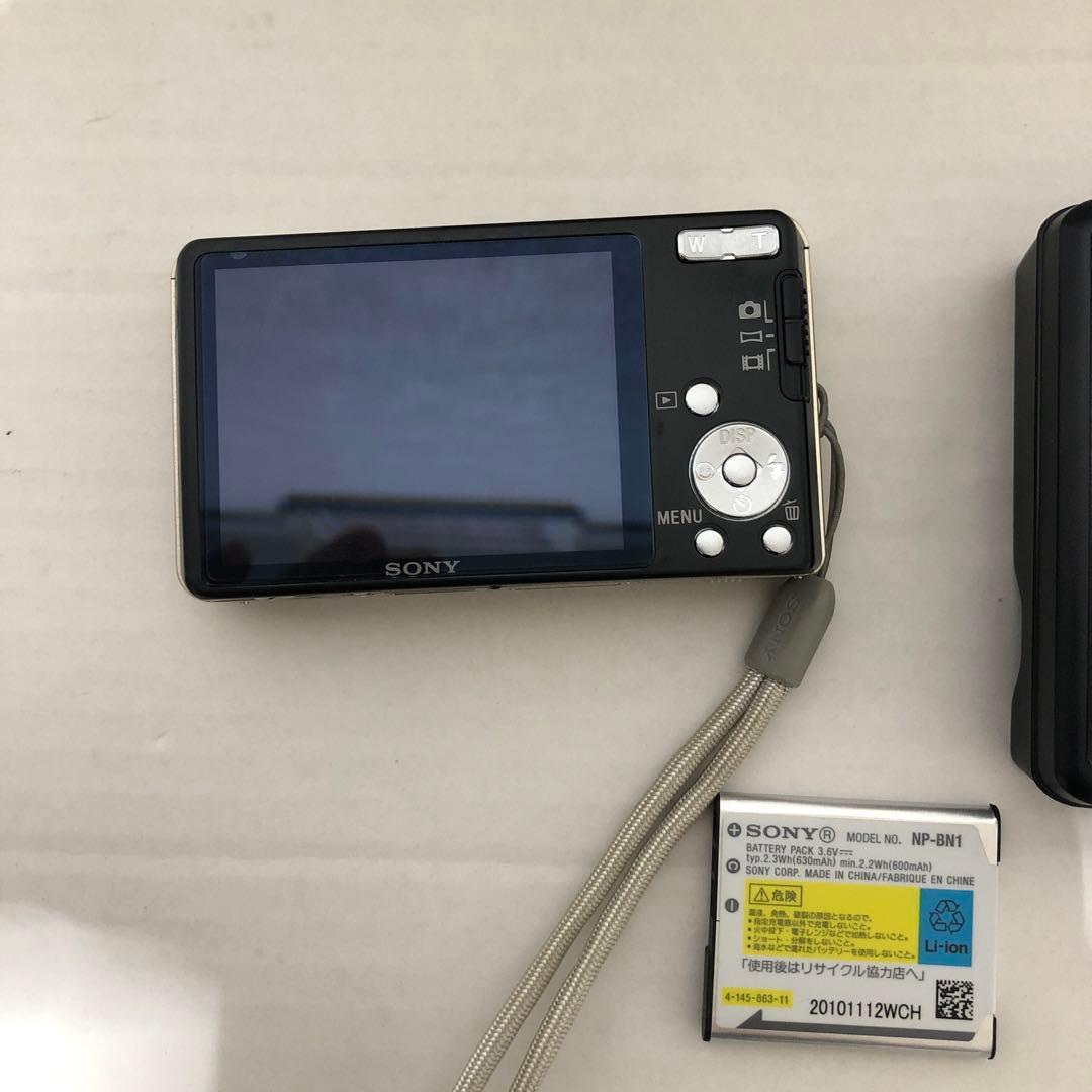 【中古美品】ソニーcyber shot w350 シャンパンゴールド