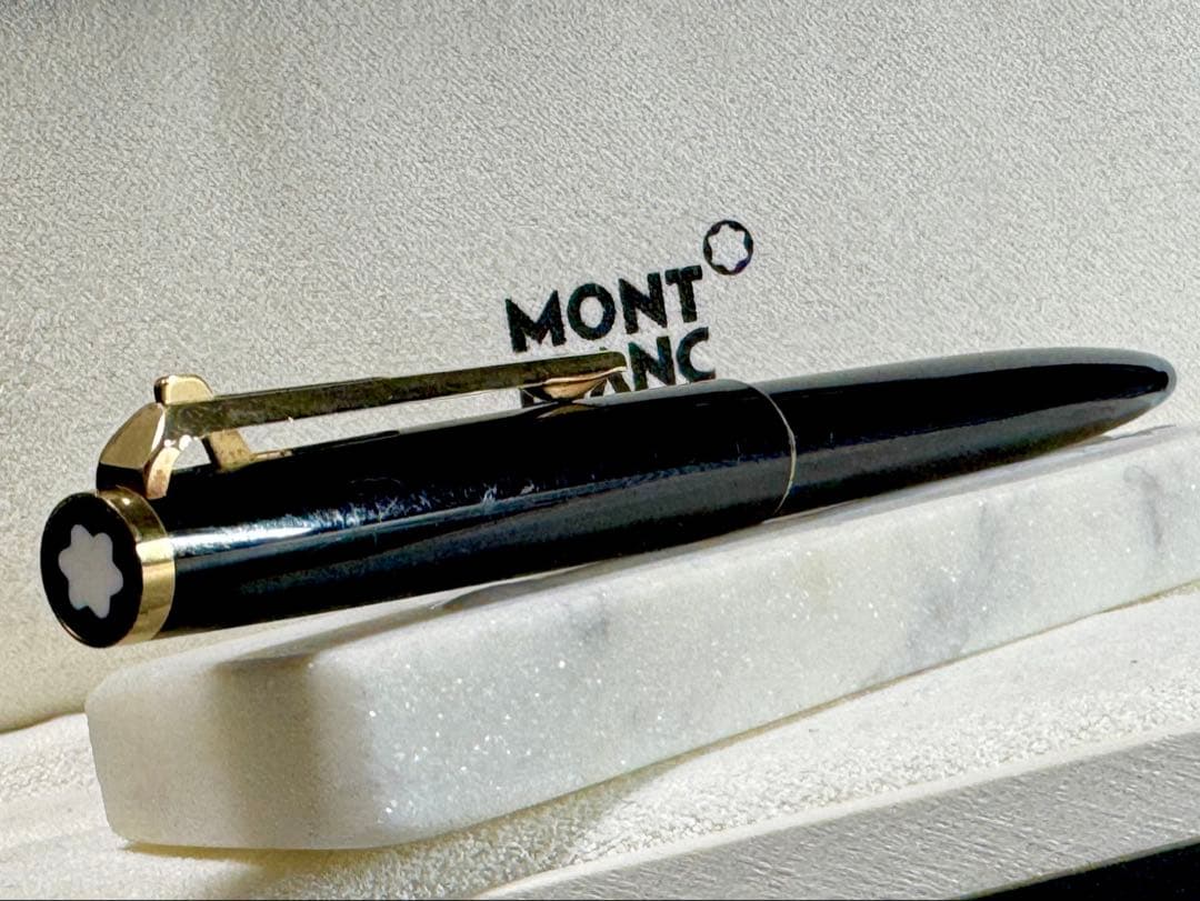 【極美品】モンブラン No380 ハンマートリガー・ボールペン ブラック