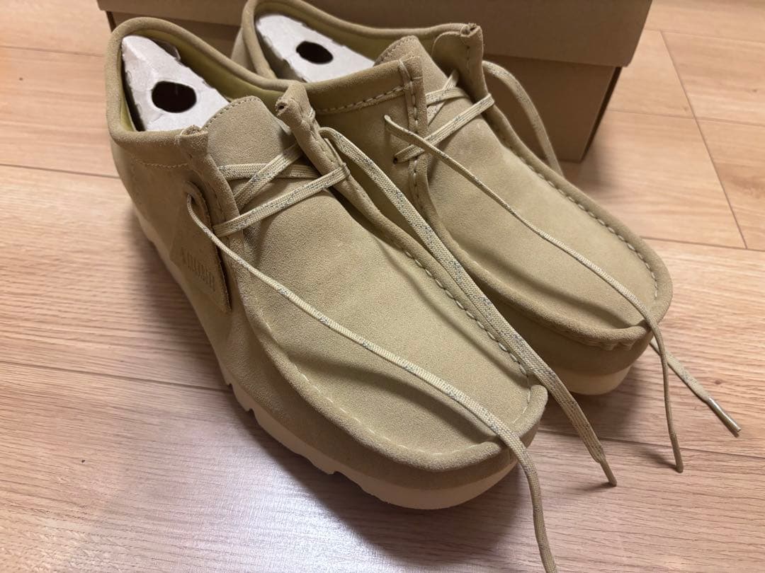 CLARKS WALLABEE GTX ゴアテックス　メープルスエード