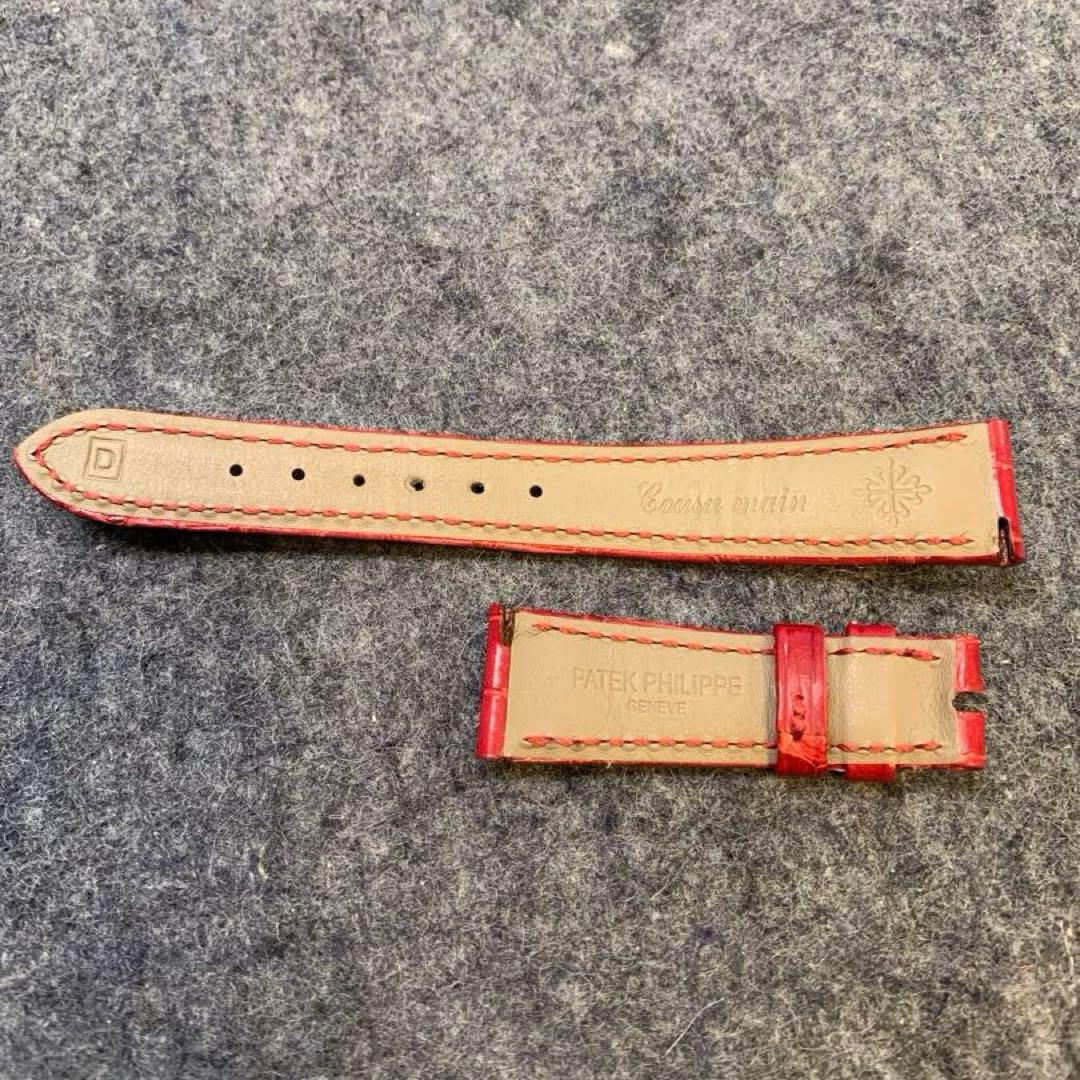 [USED]Patek Philippe 純正アリゲーターベルトDバックル用