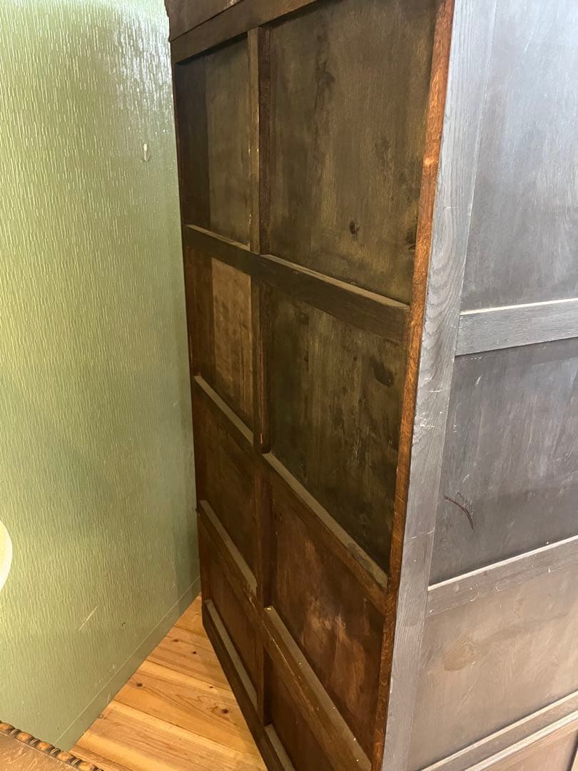 アンティーク ワードローブ クローゼット 木彫インテリア 大正ロマン ビンテージ
