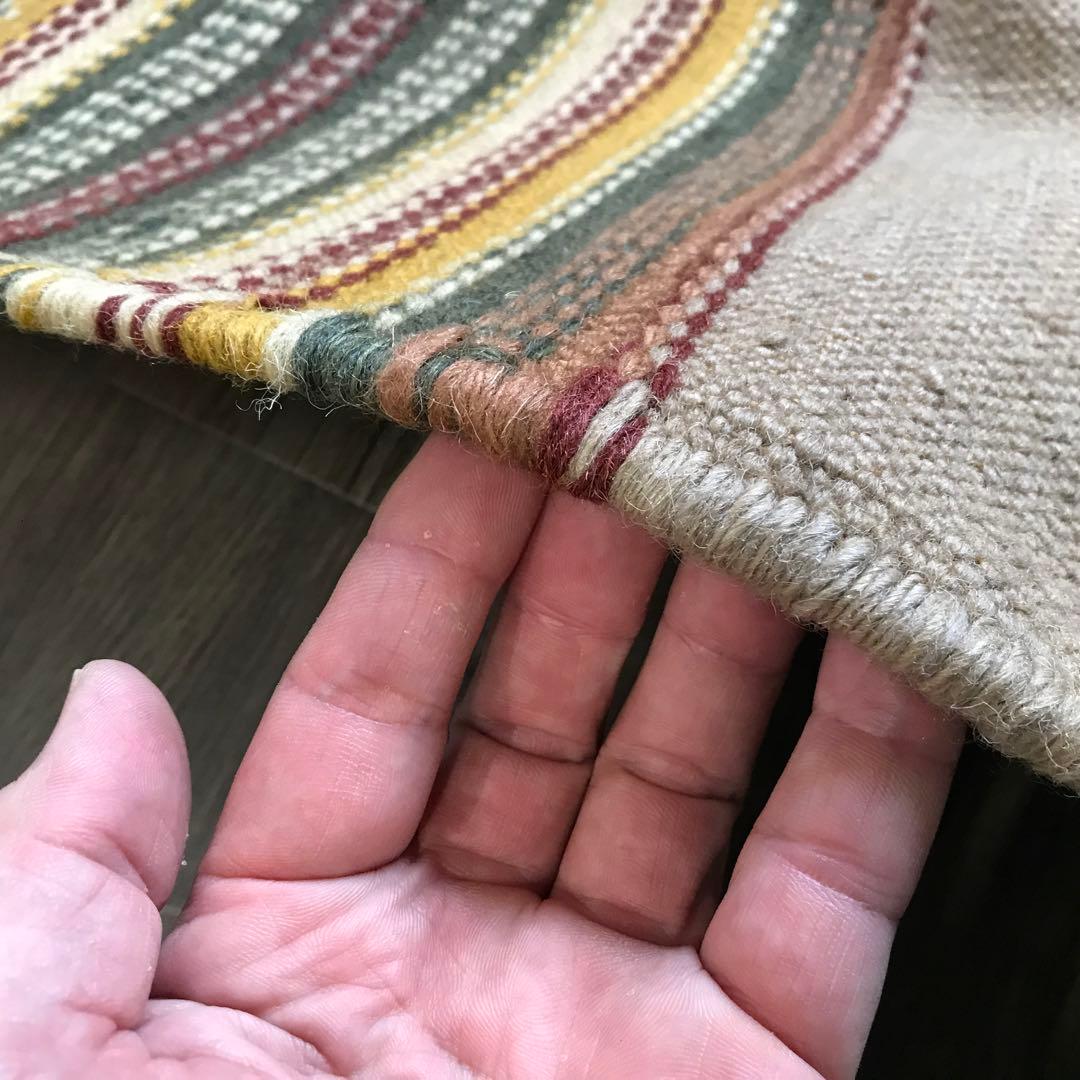 126x197cm 1.5畳 ラグ ラグマット ビンテージ キリム 夏用