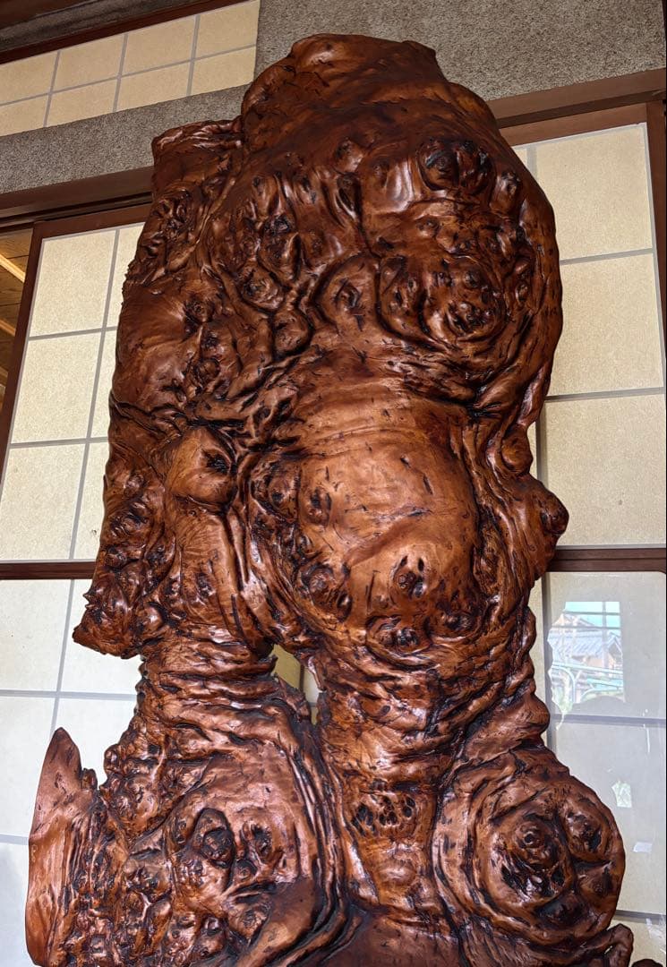 衝立　木製　つい立　オブジェ　置物　インテリア　ヴィンテージ　和風　日本家屋