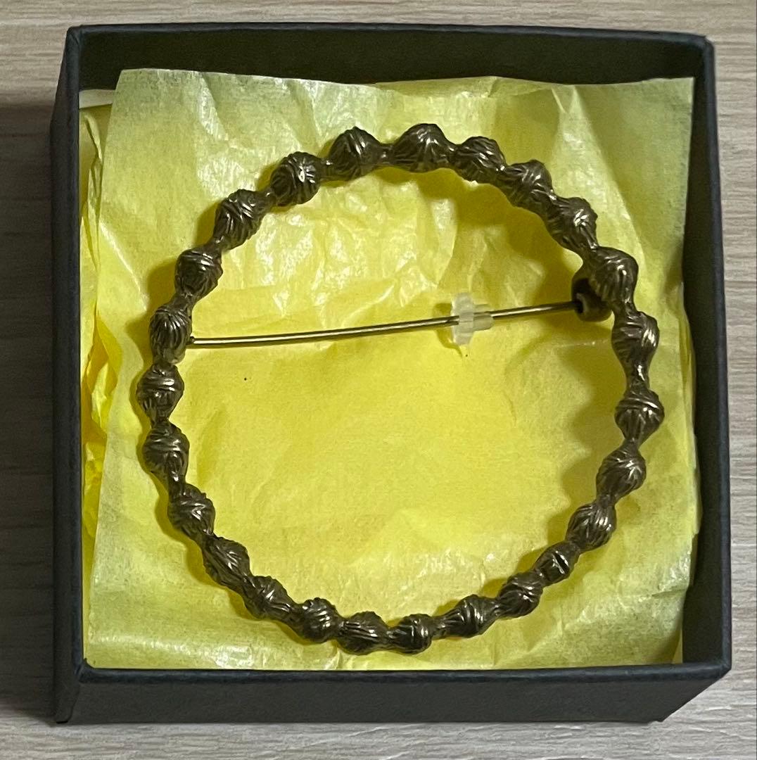 【試着のみ】ミナペルホネン タンバリン ブローチ