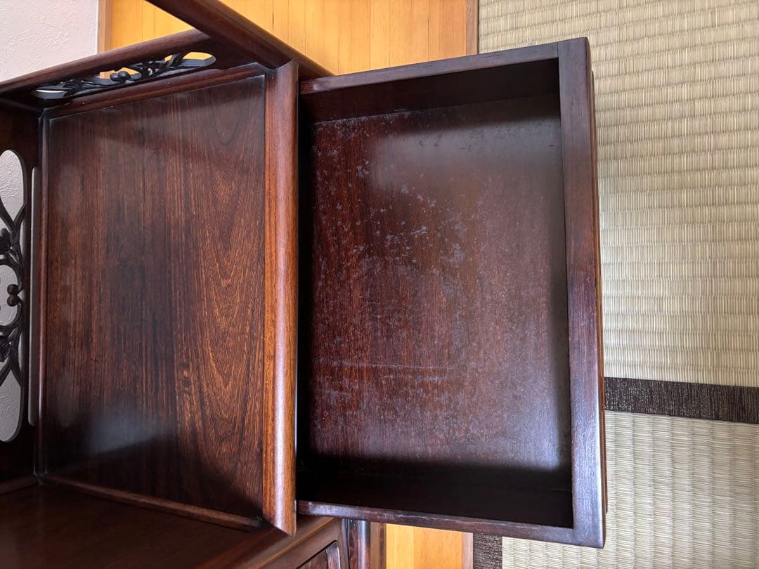 和風　箪笥　オープンシェルフ　アンティーク