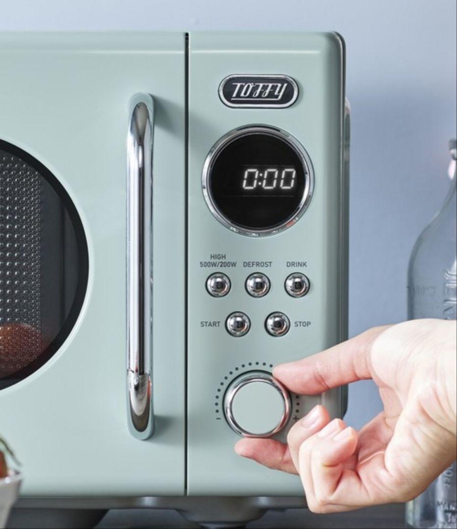 Toffy　電子レンジ 単機能 17L フラット おしゃれ　可愛い⑪