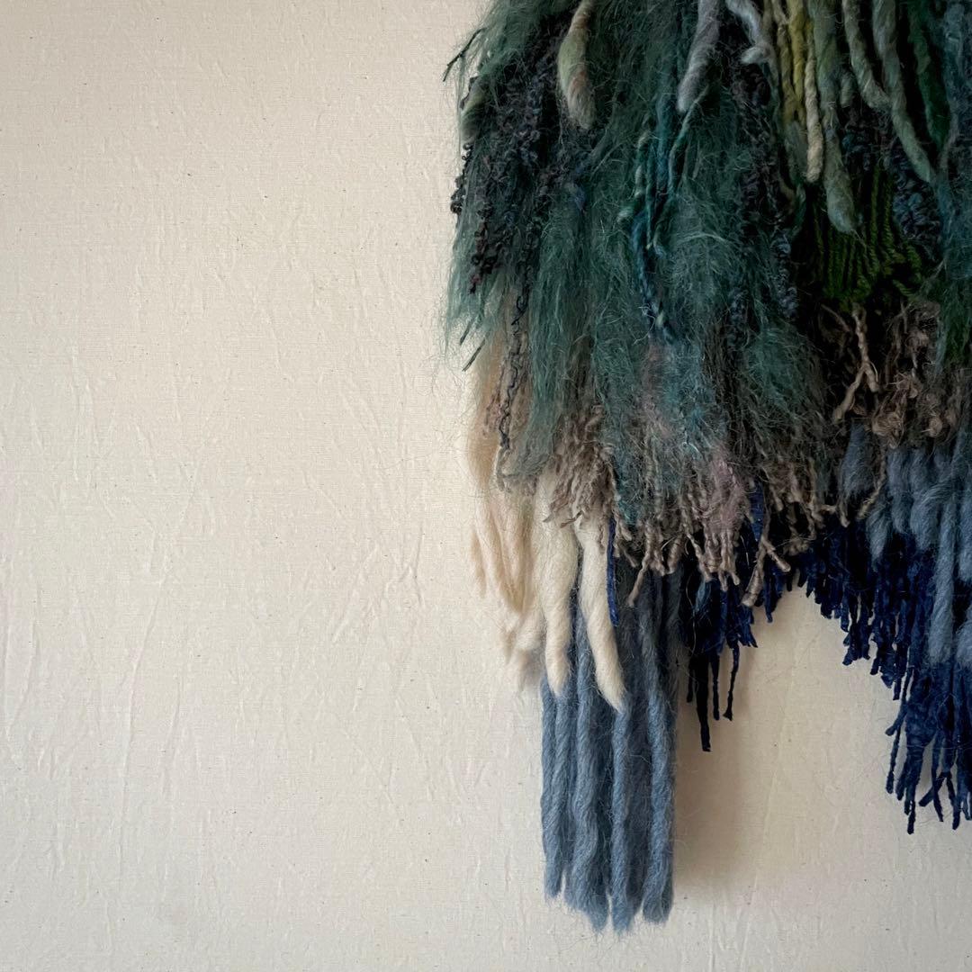 【一点もの】 流木 ウィービング タペストリー 『木霊の宿る樹, e.』