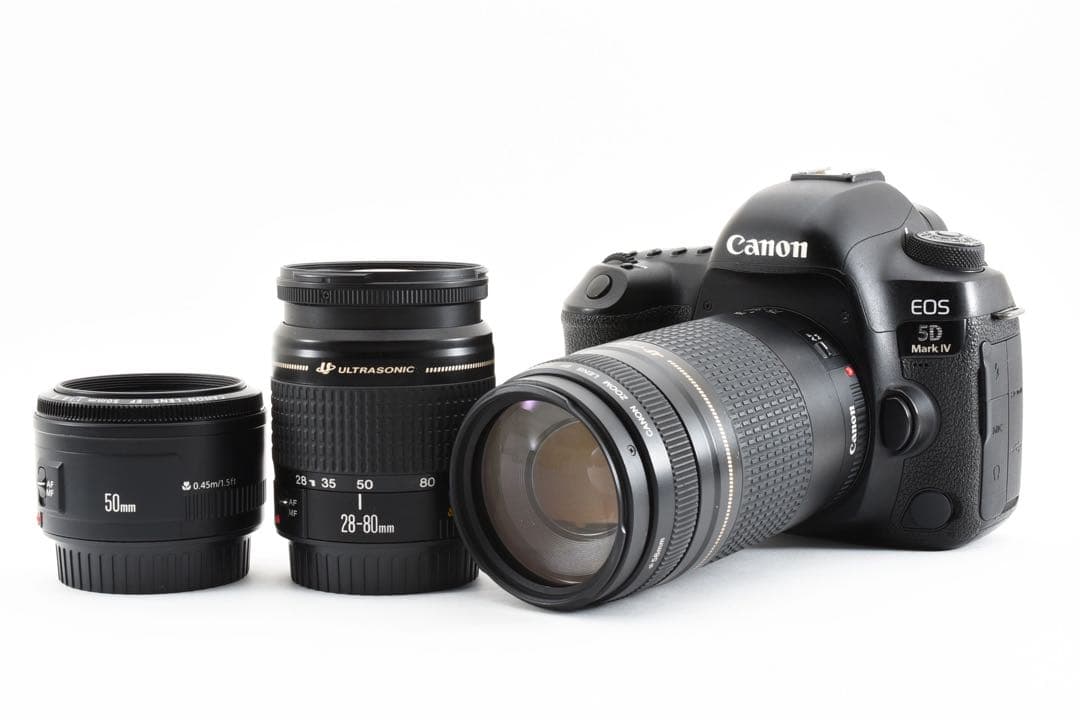 保証付き/動作品/Canon EOS 5D Mark IVリプルレンズセット