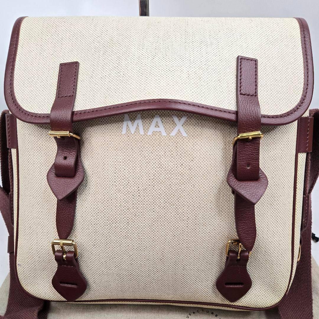 美品袋付 L/Uniform キャンバス レザー ショルダーバッグ