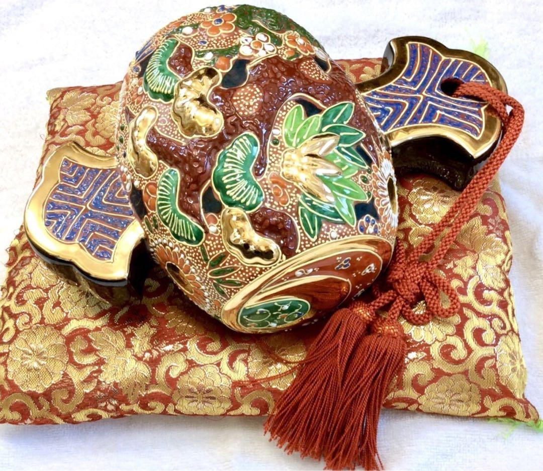 願いを！九谷焼 打ち出の小槌 置物