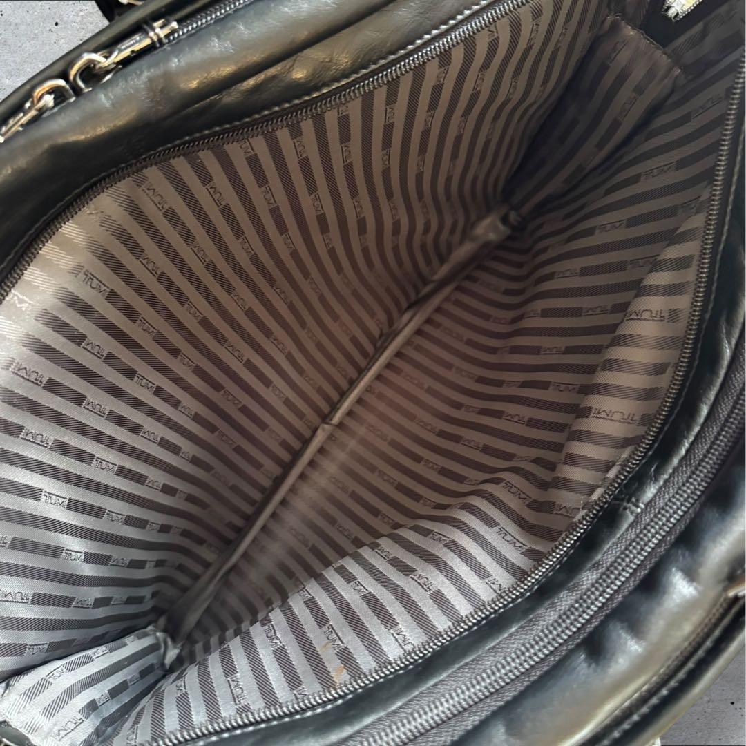TUMI ミディアム エクスパンダブル オーガナイザー ブリーフ オールレザー
