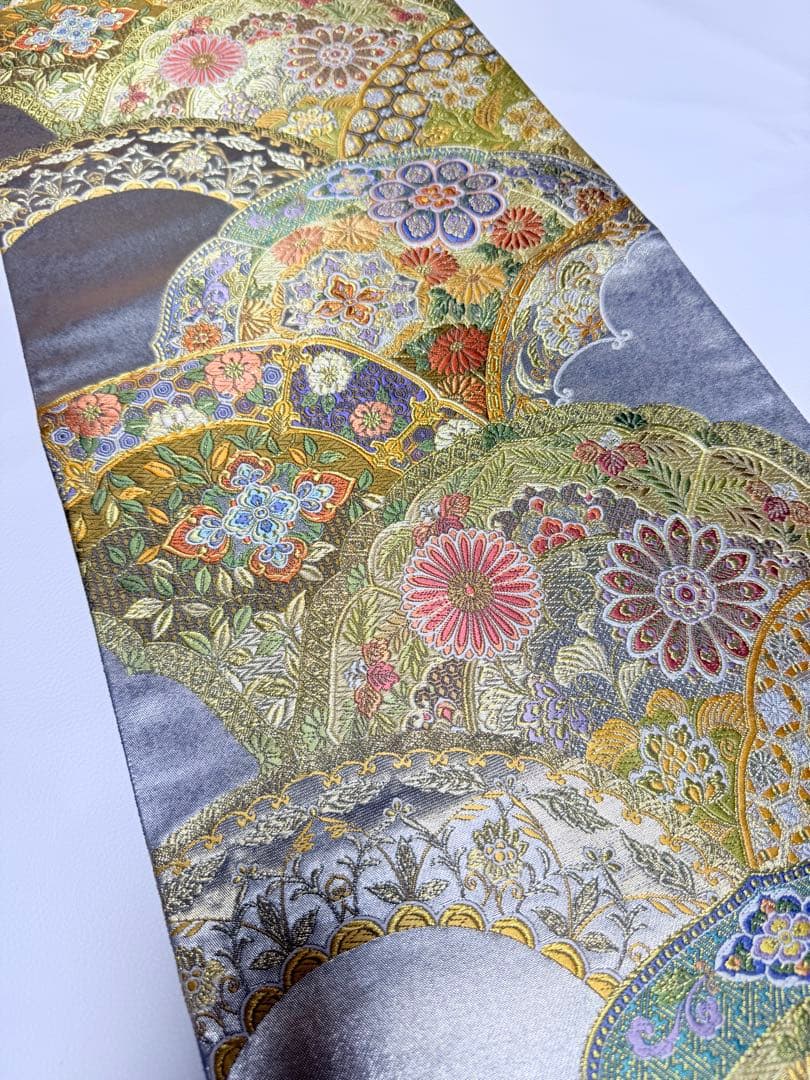 高級 袋帯 正絹 六通柄 唐織 精密織 フォーマル 訪問着 留袖 色無地 西陣織