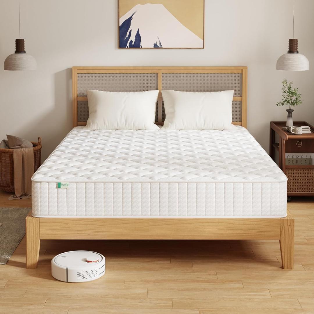 マットレス セミダブル 極厚20cm 硬め ポケットコイル 硬さ180N 高反発