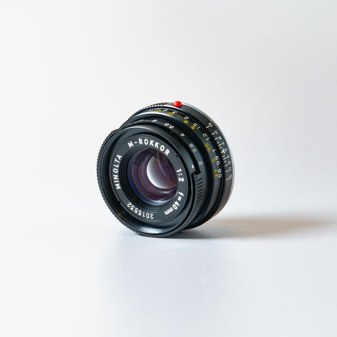 【OH済】MINOLTA M-ROKKOR 40mm F2 (ライカMマウント)