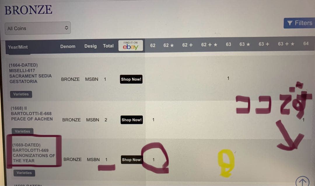NGC 最高鑑定TOPPOP‼️1669年 教皇クレメンス9世メダル
