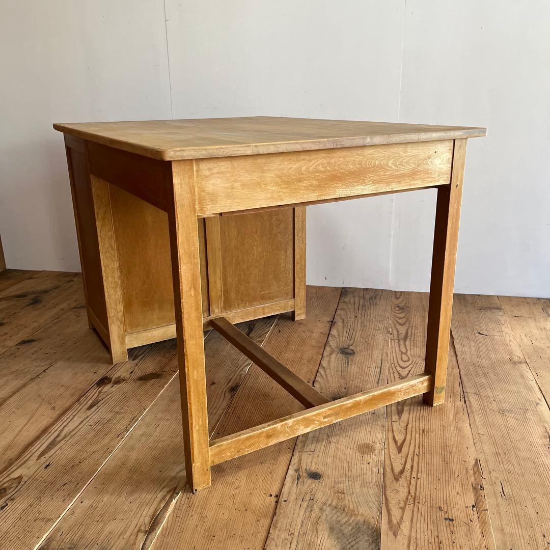 アンティーク 片袖机 デスク テーブル モダン レトロ