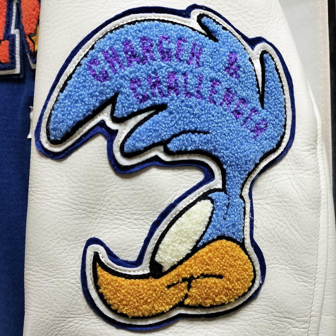 t*n様 Whitesville 東洋 スタジャン 40 ネイビー ロードランナ