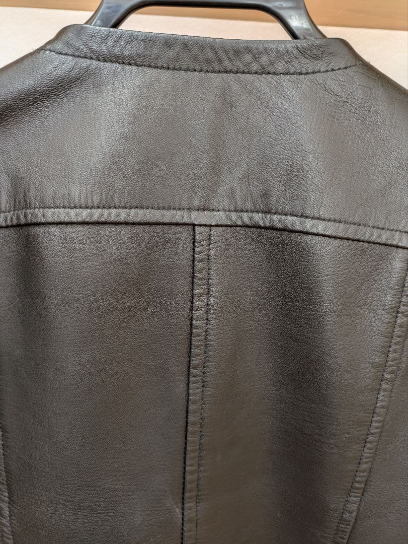 グレースコンチネンタル　ラムレザージャケット　ブラック 38 Mサイズ