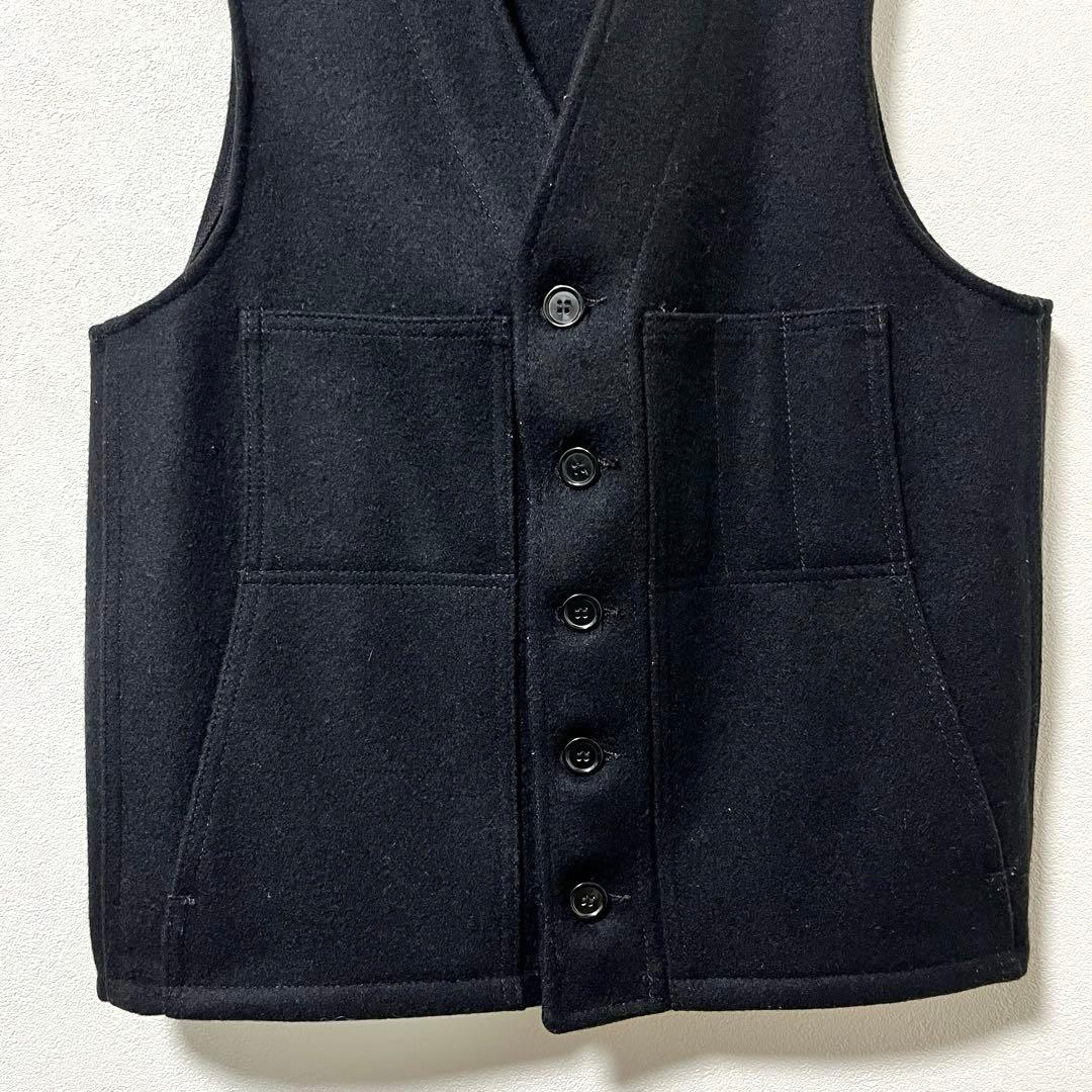 《FILSON》MACKINAW WOOL VEST BLACK 38