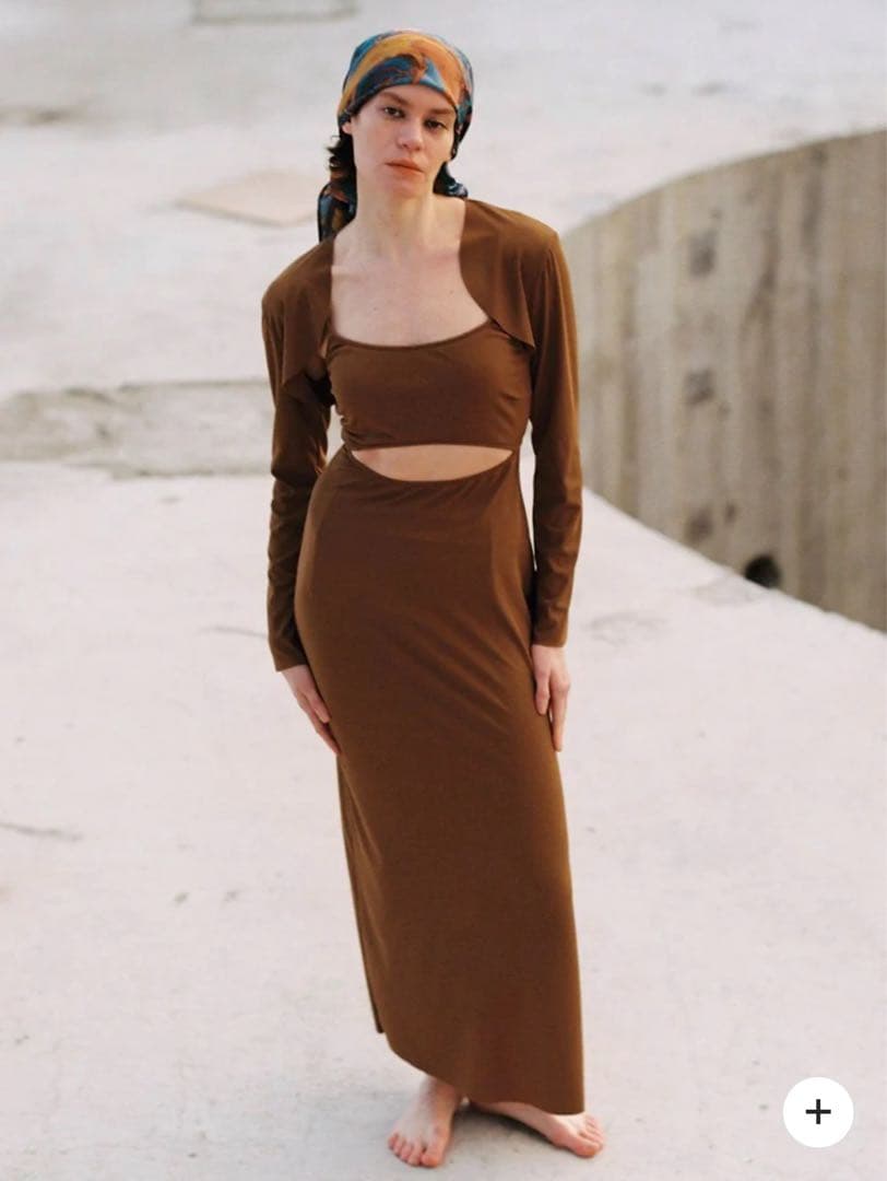 【新品未使用】TRIO LONG DRESS SWIMWEAR Mサイズ