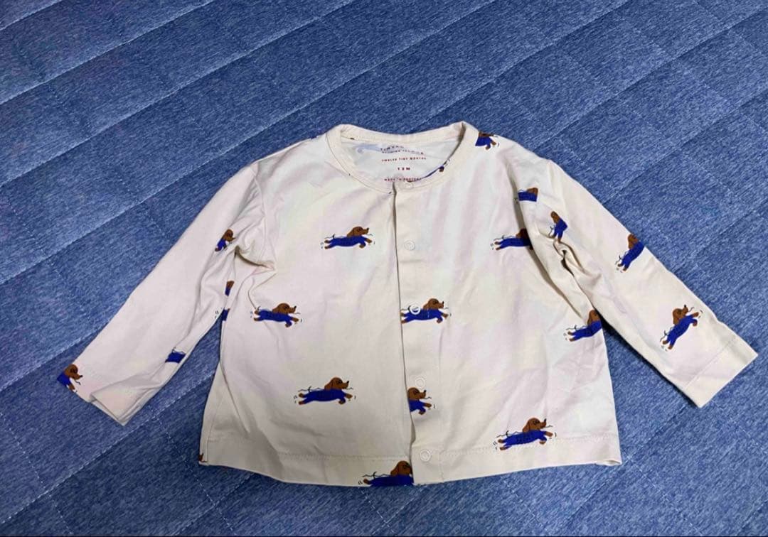 タイニーコットンズ　3点セット　犬　パンツ　ベビー　 6か月から12か月