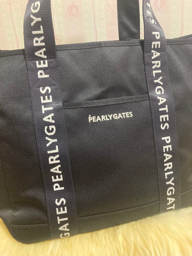 【美品】PEARLY GATES パーリーゲイツロッカーバッグ 大型 ネイビー