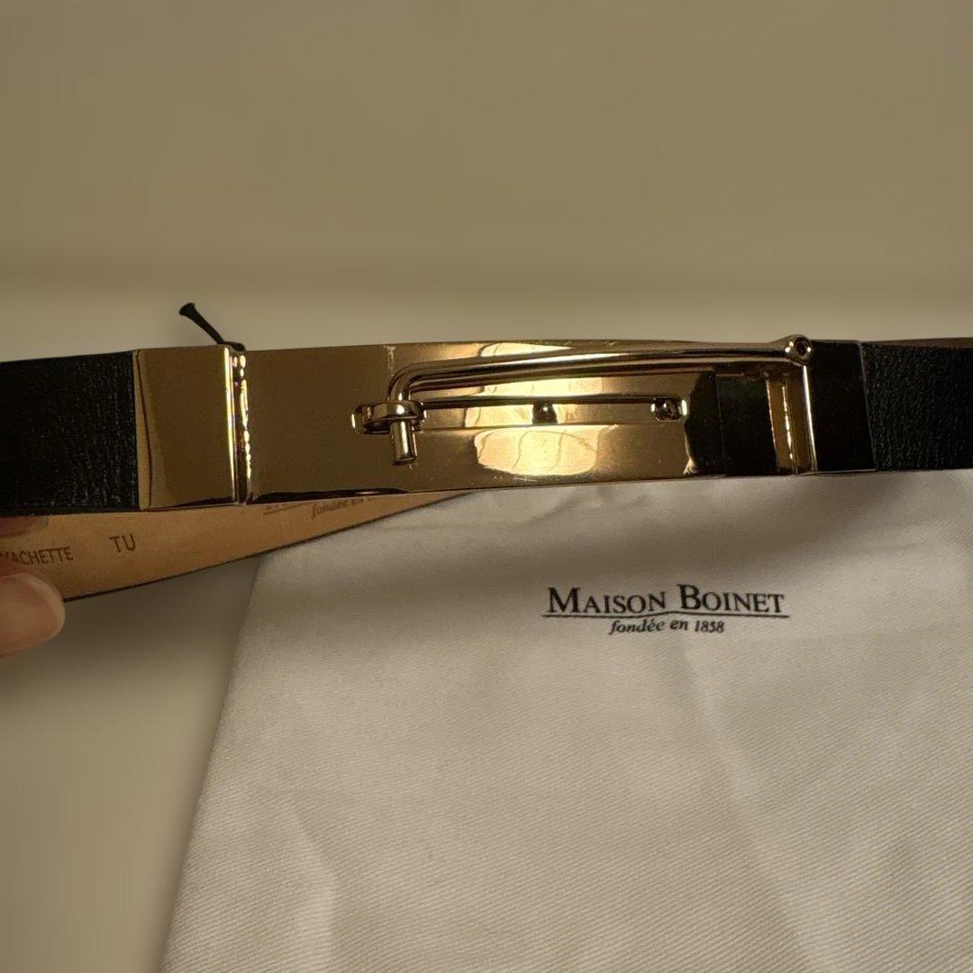 美品✴︎【MAISONBOINET】メゾンボワネ アパルトモンピンバックルベルト