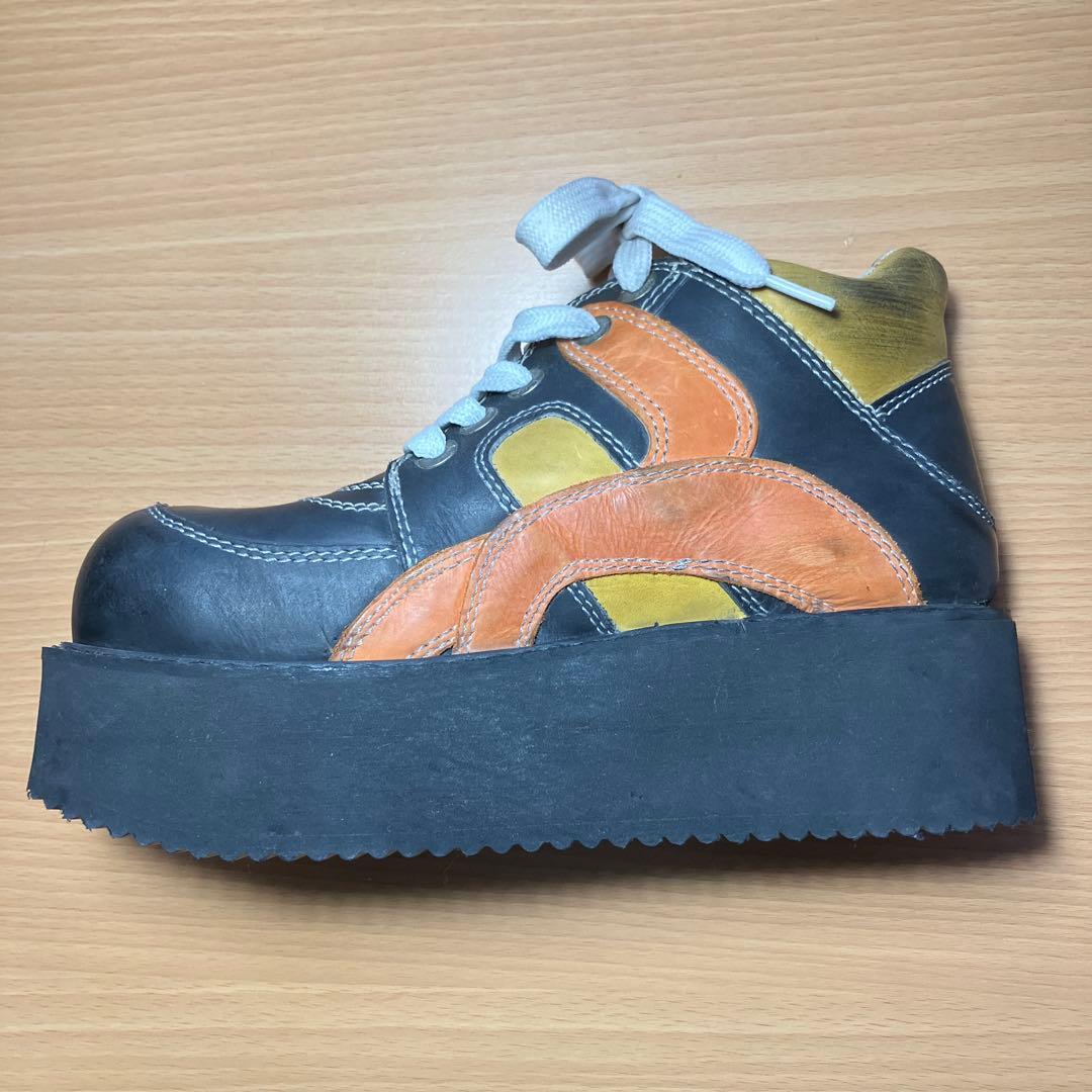 Swear London 厚底 レザー ハイカット シューズ 90s Y2K