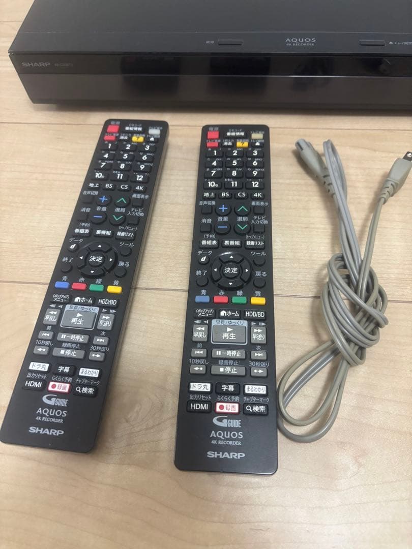 SHARP AQUOS 4K 4B-C20BT3 ブルーレイレコーダー