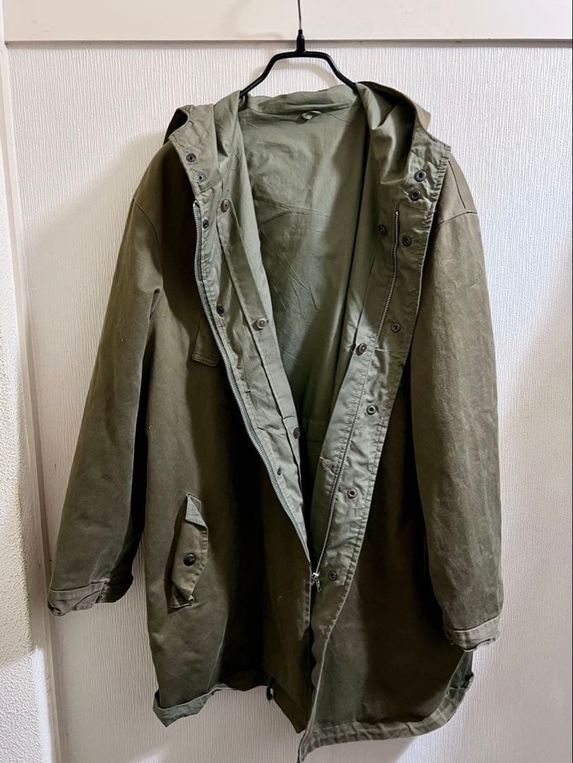 80s ヴィンテージ ドイツ モッズコート フィールドパーカー ライナー付き