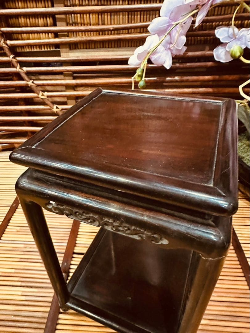 紫檀 花台 インテリア アンティーク 昭和レトロ 和室