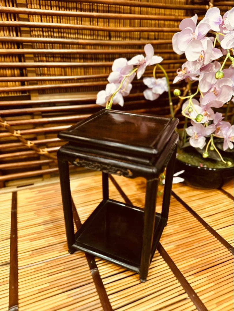 紫檀 花台 インテリア アンティーク 昭和レトロ 和室