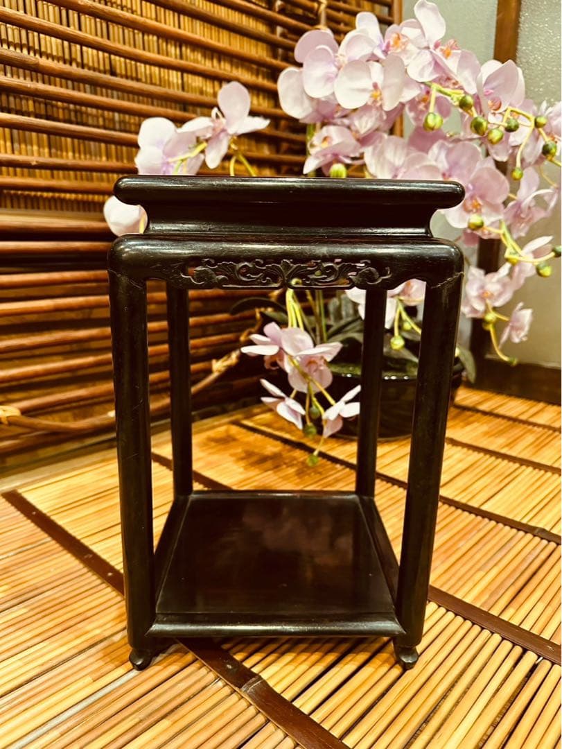 紫檀 花台 インテリア アンティーク 昭和レトロ 和室