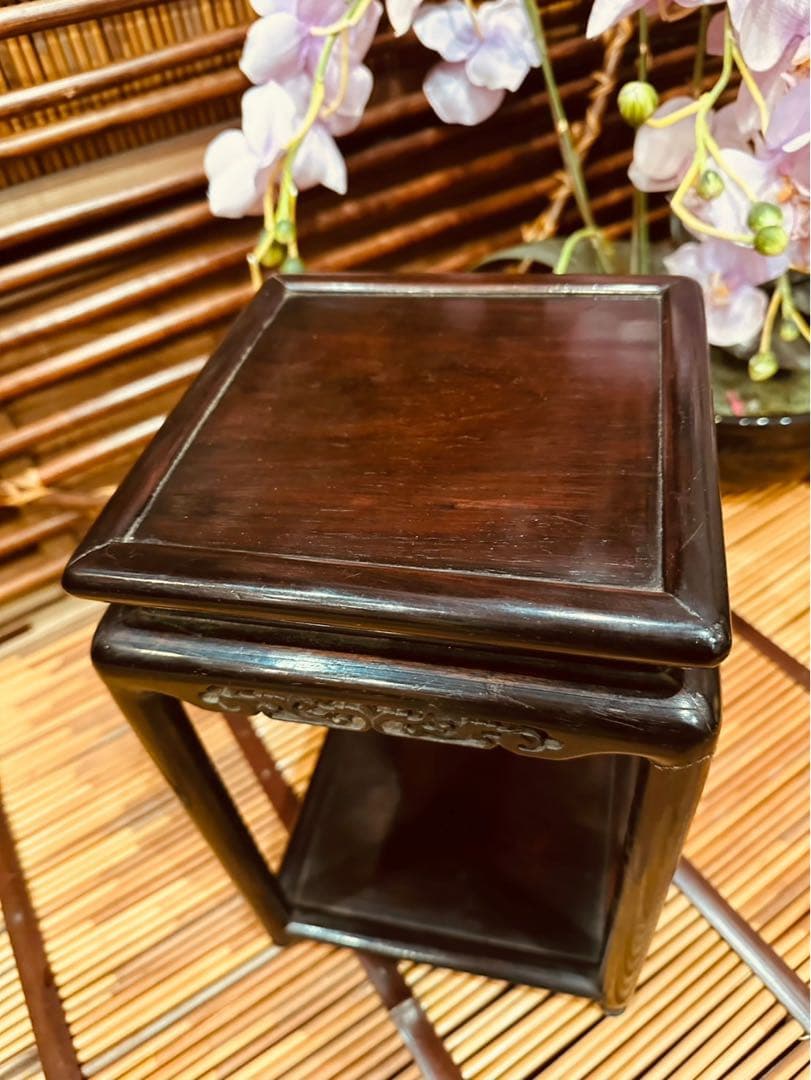 紫檀 花台 インテリア アンティーク 昭和レトロ 和室