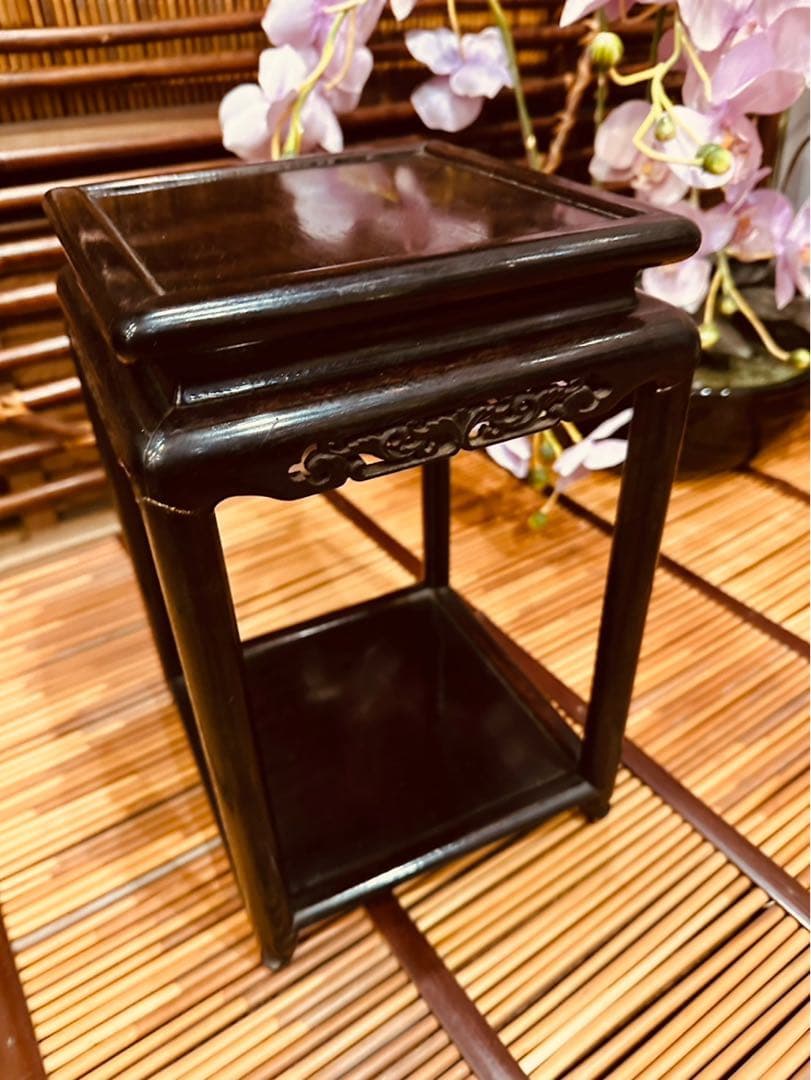 紫檀 花台 インテリア アンティーク 昭和レトロ 和室