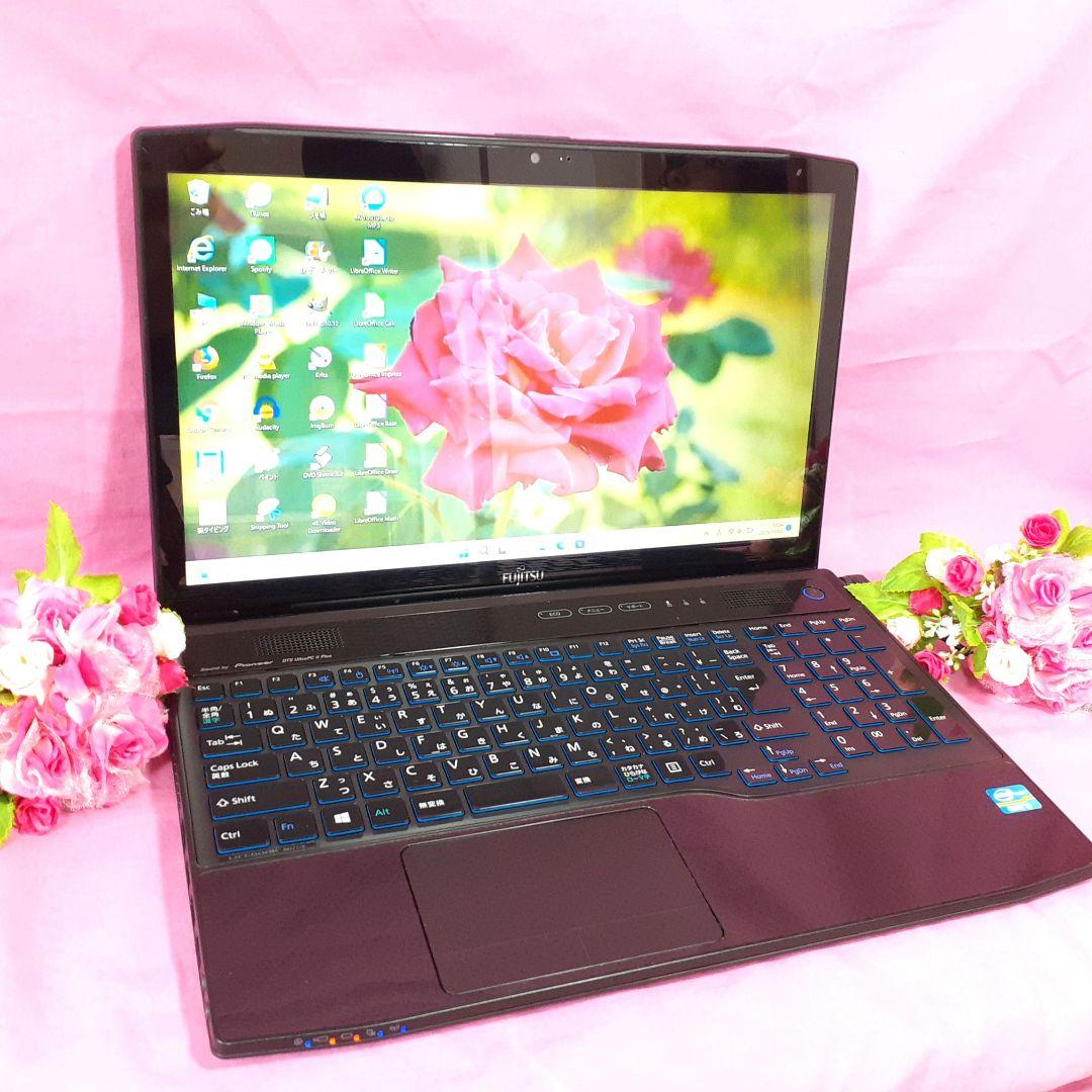 Windows11/3世代Core-i7/タッチパネル搭載/新品SSD512GB