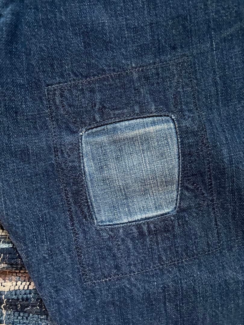 kapital キャピタル　初期　パッチワークデザイン ダークデニム　34インチ