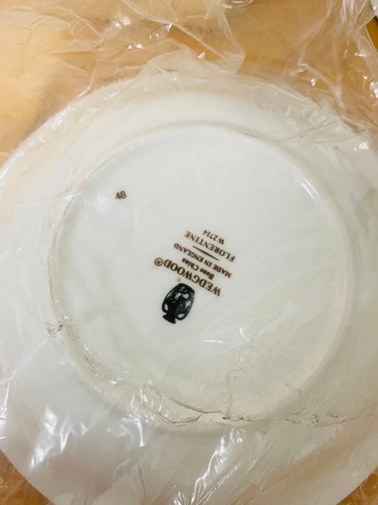 未使用　貴重品ウェッジウッドサラダプレート　6枚セット