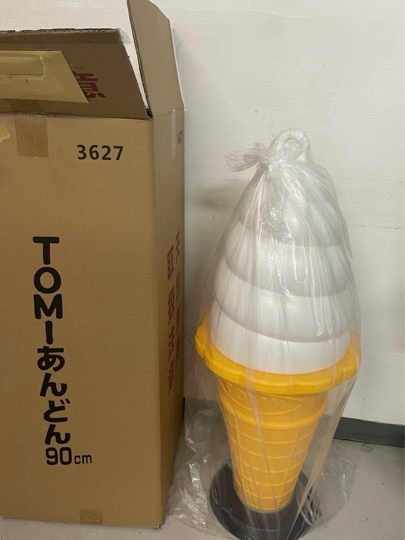 【非売品新品】スジャータ TOMI ソフトクリーム看板　ライト点灯　照明