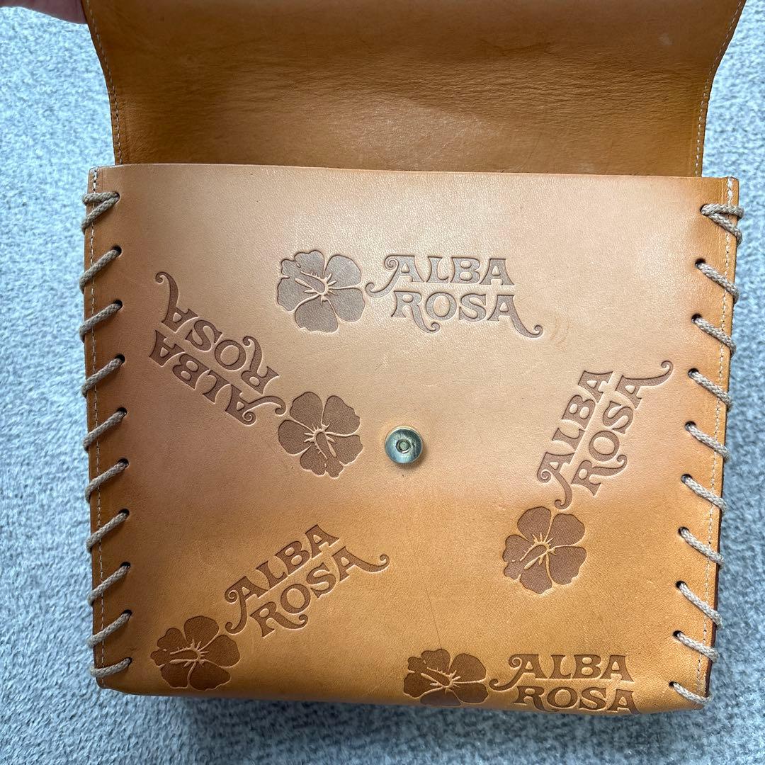 【アルバローザ　ALBA ROSA】本革　ショルダーバッグ