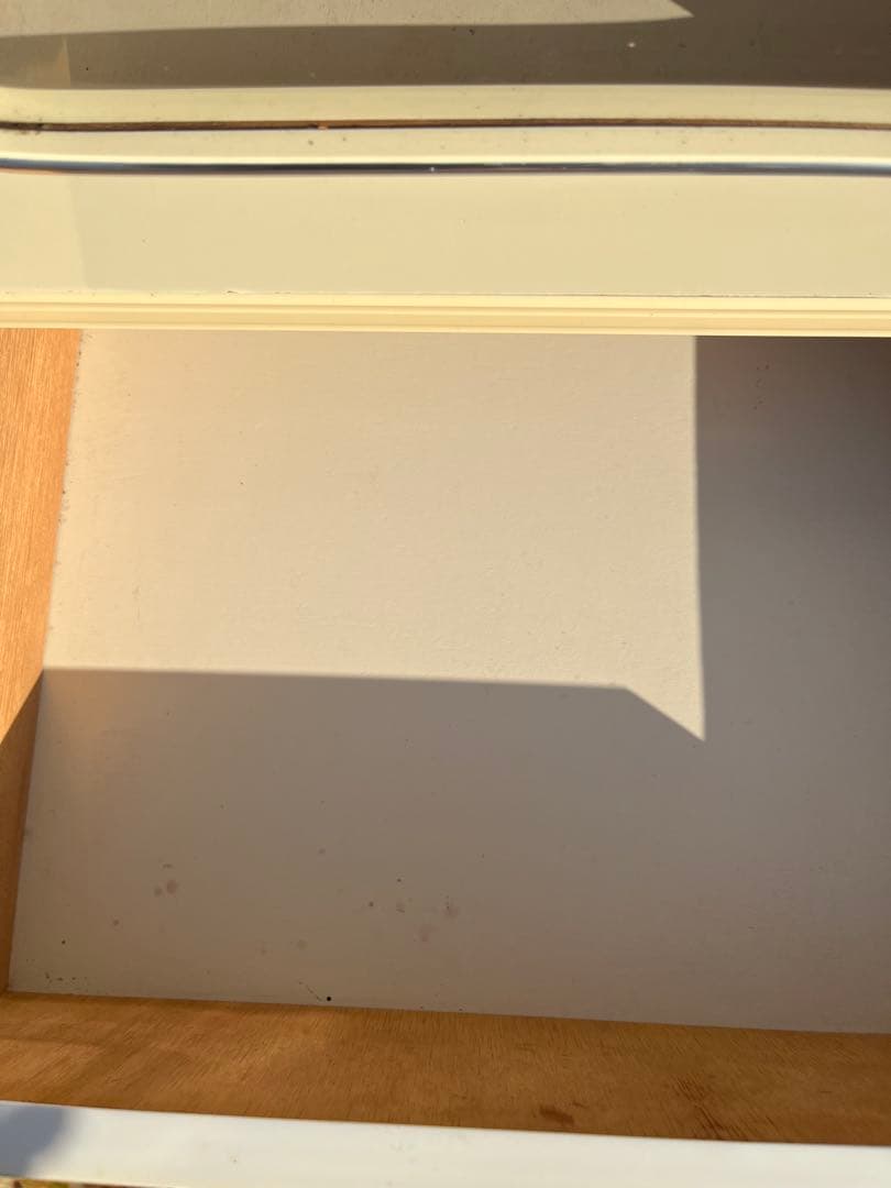 アーチ型 食器棚 インテリア 水屋 飾り棚 白 ホワイト 昭和レトロ 当時物