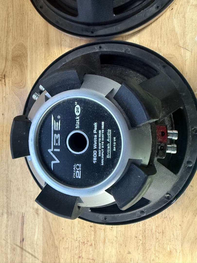 VIBE 12インチ ウーファー ゴールドVIBE BlackAir