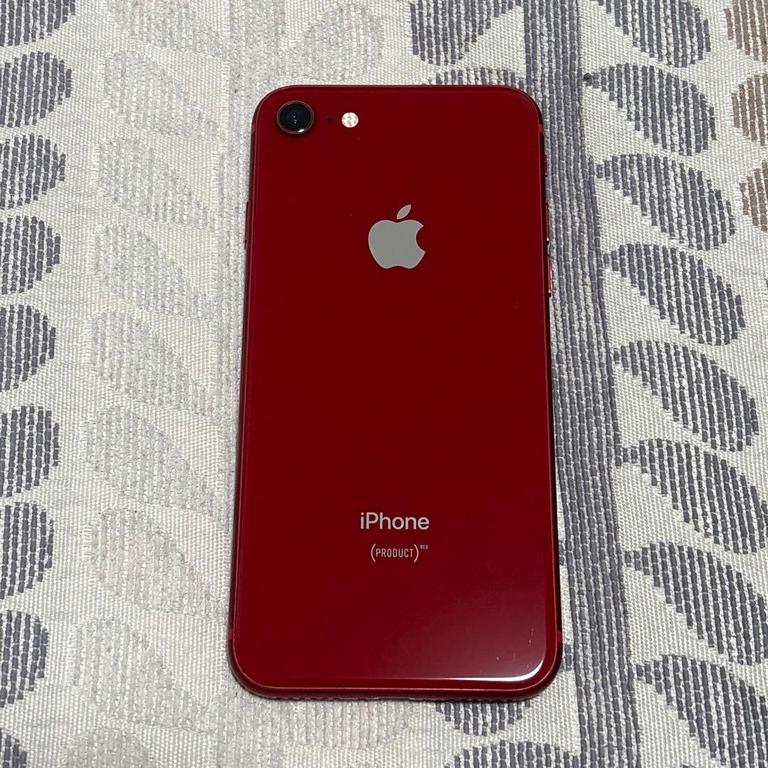 iPhone8 本体 レッド